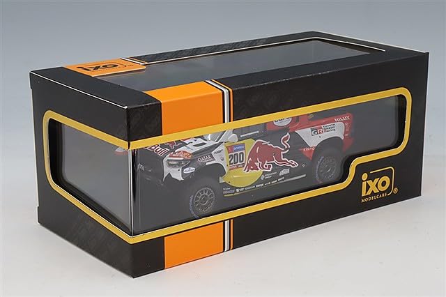 IXO Scale Toyota GR DKR Hilux 2023 Dakar Rally Winner Baumel 1/43 T1+ #200 N. Al-Attiyah/M.