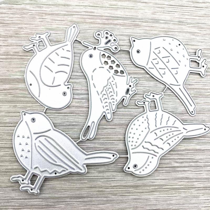 Small Bird Craft Knife Mold European and American Quilted Paper Mold Scrapbook