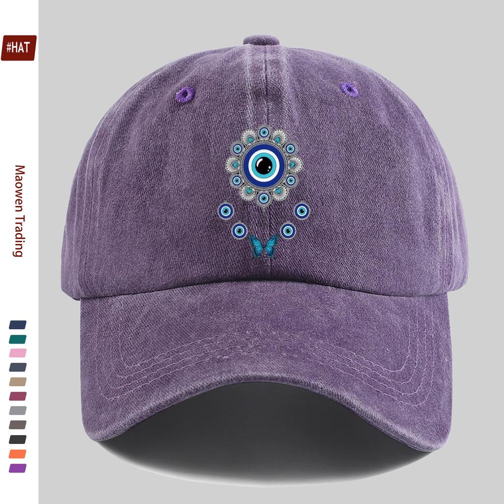 Pc Butterfly Pendant Pattern Print Baseball Cap Sun Hat with Blue Butterfly Print Comfortable Lightweight Trucker Decorative Ha