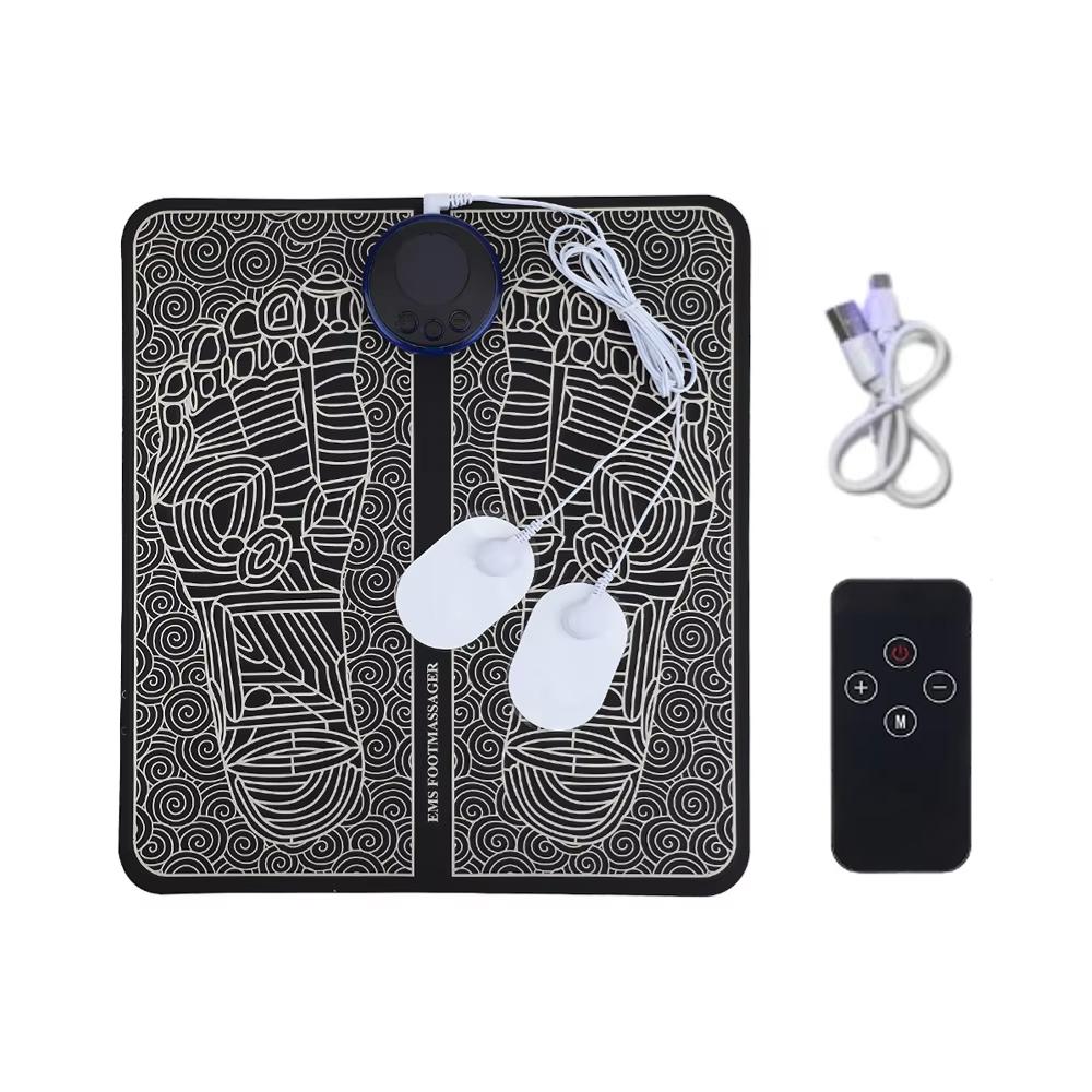 Foot Massage Mat EMS Foot Massager Pad 19 Modes 8 Gears Electric Foot Acupoint Massager Muscle Relieve Cushion Relief Pain Relax Feet