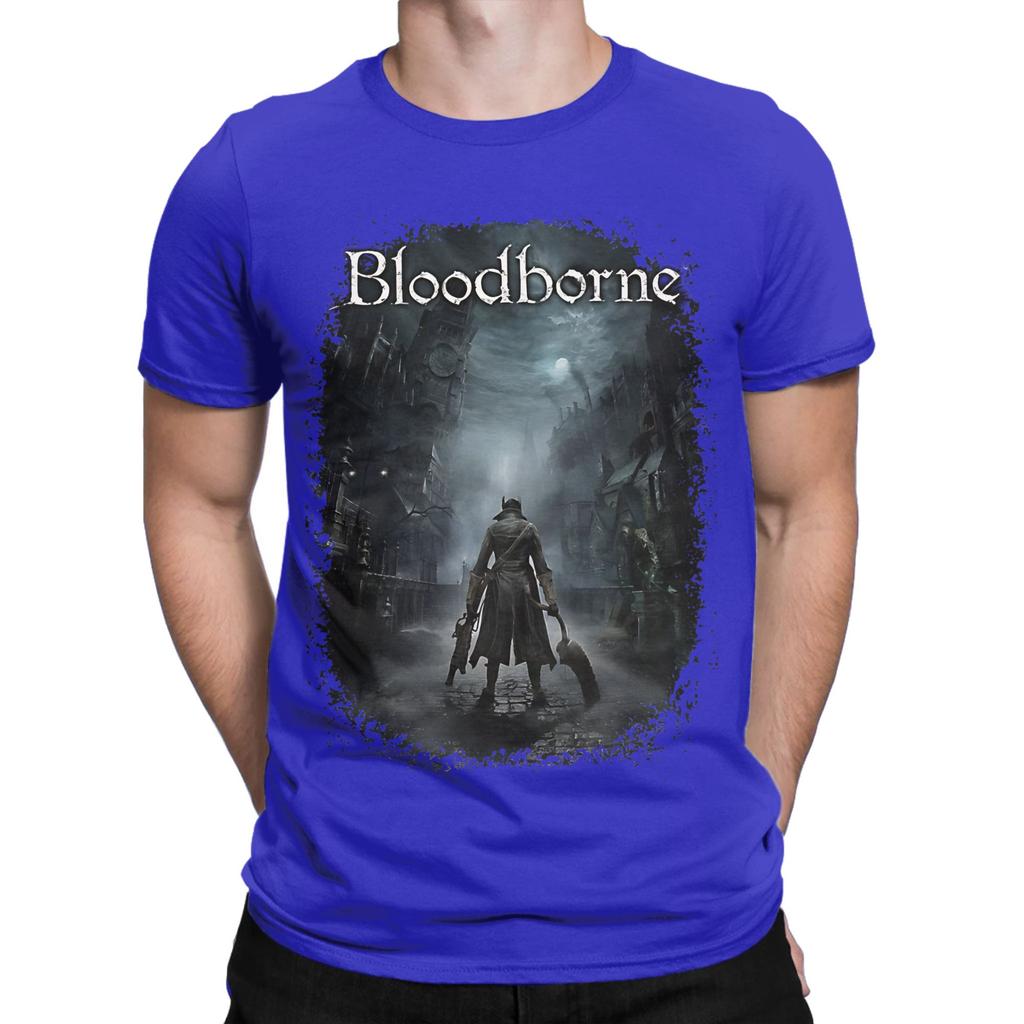 Main Hunter In Yharnam For Gamers Essential T Shirt Summer Bloodborne Tshirts Unisexs Cotton O Neck Plus Size Top Tees Tshirt
