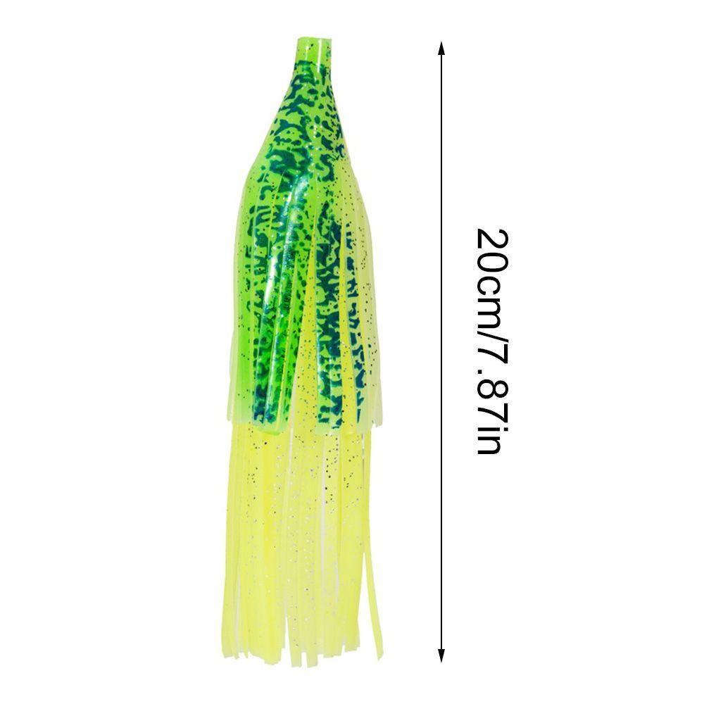 20cm Artificial Swim Soft Silicone Saltwater Octopus Bait Squid Skirt Lure Fishing Tackle