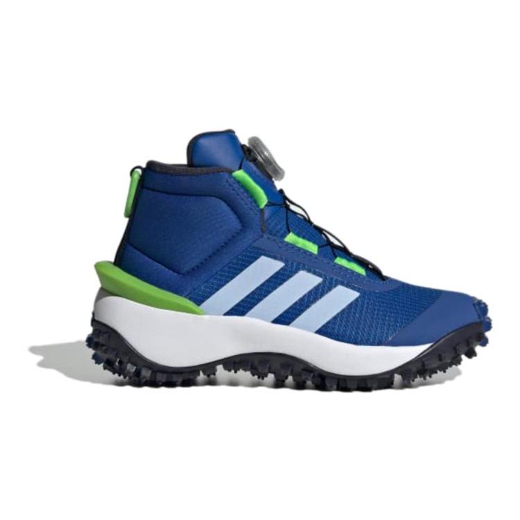 adidas Scarpe da Corsa Alte Porta Trail Ammortizzazione Anti Calcio Blu Bambino IG7260