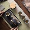 7pcs Ceramic Tea Gift Box Set Tea Cup Teapot Tea Tray Outdoor Tea Making Tools Portable Tea Set Gift For Friends Home Decorations Holiday Gifts For Te