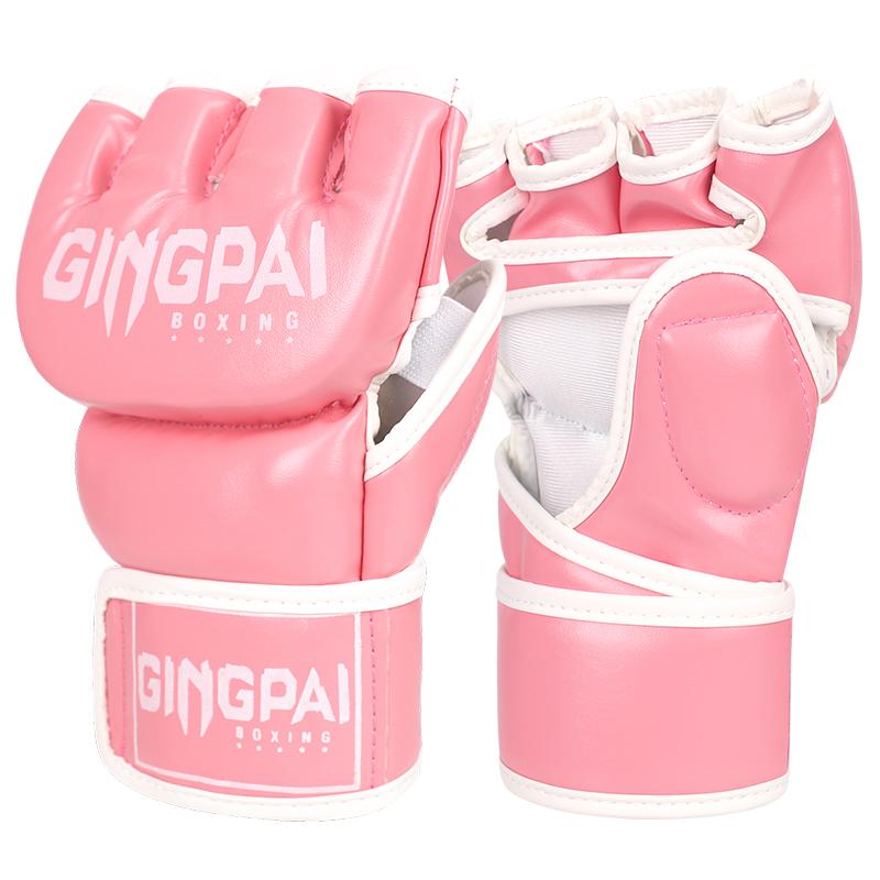 

Professional Mma Boxing Gloves For Children, Thickened Fighting Gloves For Men And Women, Sanda Half Finger Gloves For Adults M