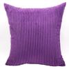 Supersoft Corduroy Cushion Cover Solid Striped Throw Pillow Covers Decorative Pillow Case for Sofa Bed Living Room Decoration