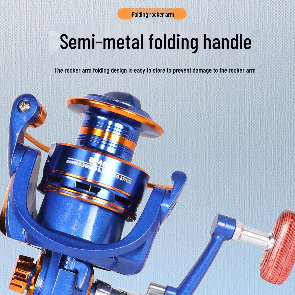 Ganzmetall-Weitwurf-Angelrolle mit Spinn- und Floßangelfunktionen