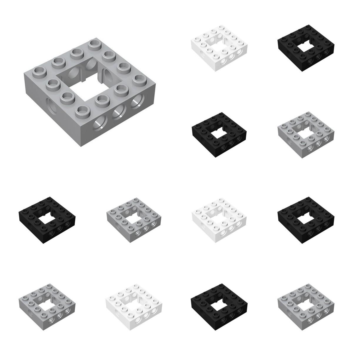 

10pcs Puzzel Deeltje 32324 4x4 Open Centrum Bouwstenen High-Tech Base Educatief Bricks Speelgoed kinderen Gift Dropshipping 10pcs