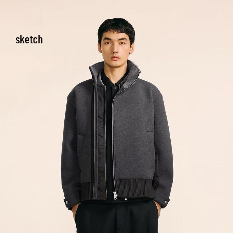 

CROQUIS Men s 2024 Autumn Stand-Collar Casual Jacket M