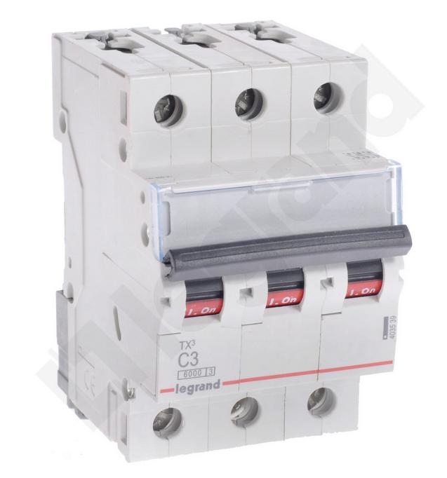 Circuit Breaker 3P C 3A 6Ka Ac S303 Tx3 403539