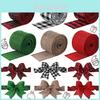 Colorful Christmas Ribbon Set With Stylish Checkered Patterns And Solid Colors For Festive Gift Wrapping And Holiday Dcor