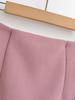 Retro American Slim Fit High-Waisted Midi Pencil Skirt with Back Slit - Women's Autumn Collection