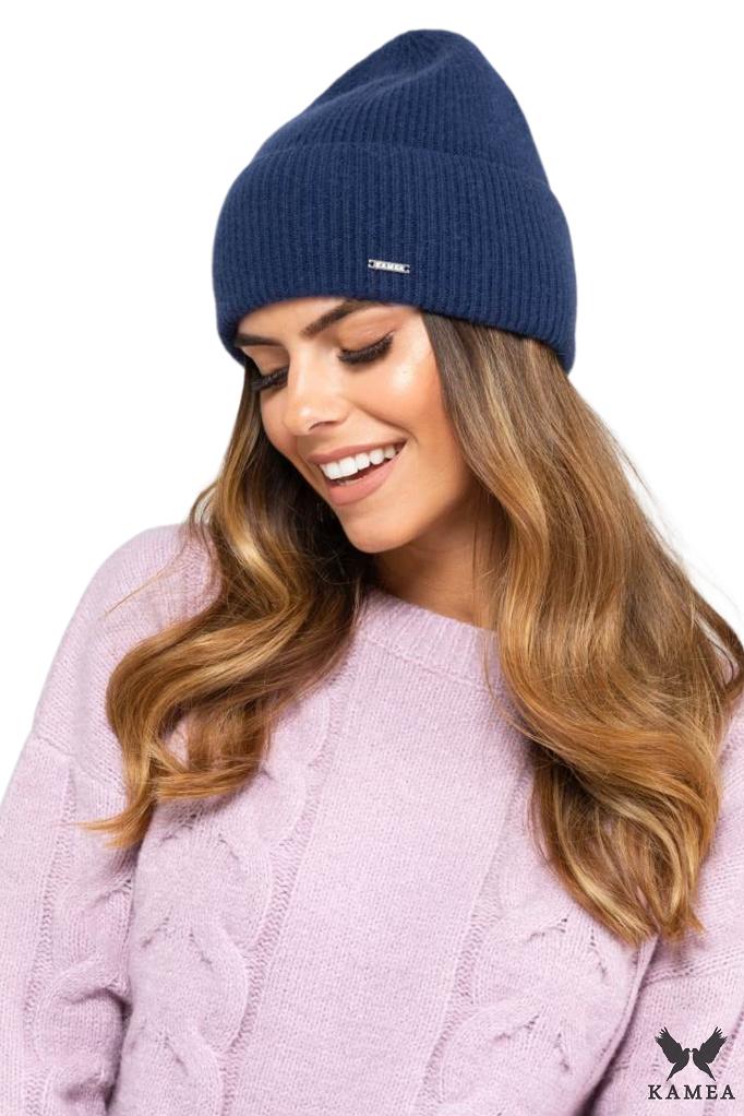 Modesto Women' Cashmere Hat Navy Blue
