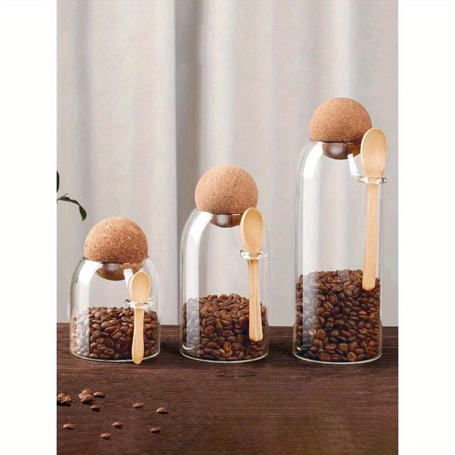 1 buc. Recipiente ermetice pentru depozitarea alimentelor, Oale, Borcan de sticlă cu capac, Recipient sigilat, Cutii pentru zahăr și ceai, Borcane de cafea de bucătărie ermetice