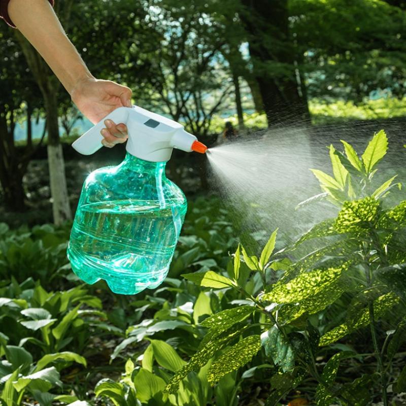 Electric Watering Kettle 3L Two Spray Modes/C-Interface Charging Adjustable Sprinkler Cleaning Disinfecting Sprayer Gardening
