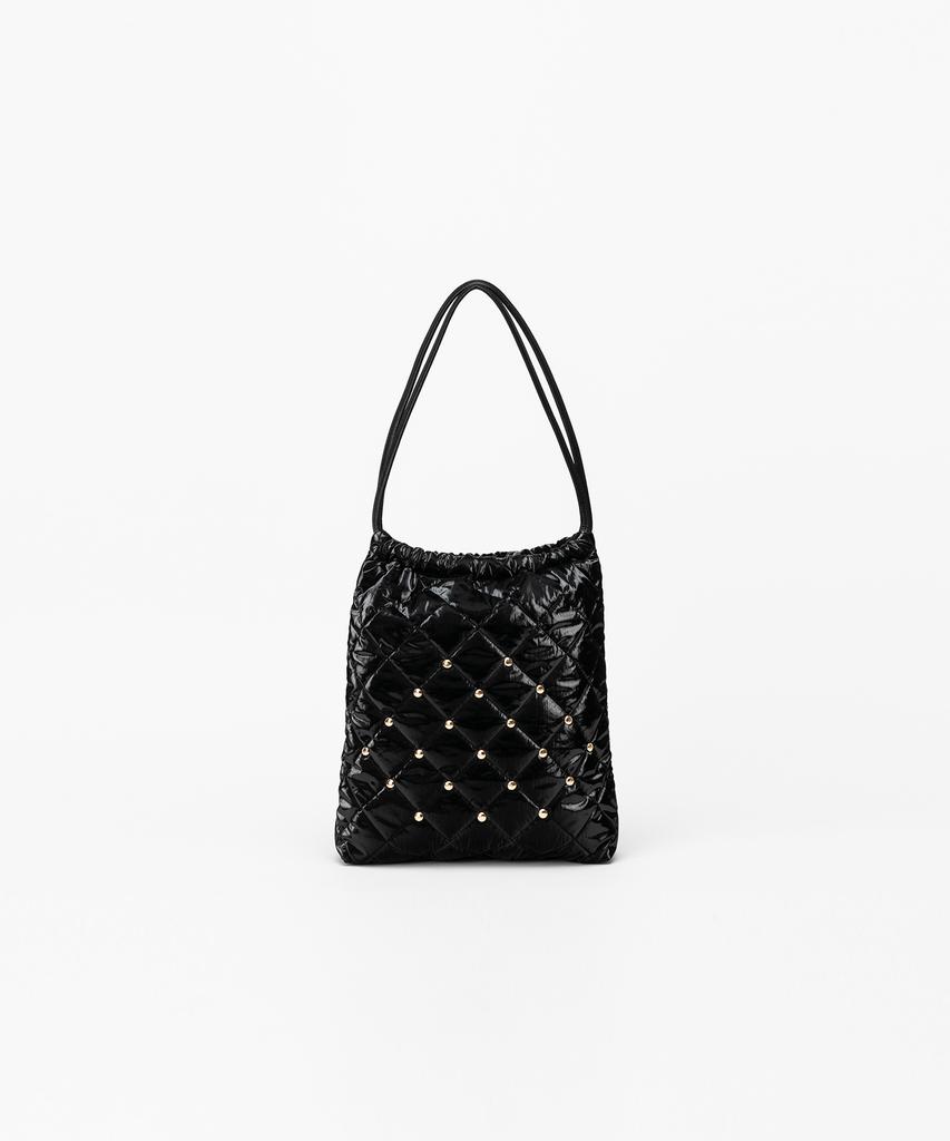 Jina In Ny Royal Princess Large Shoulder Bag [Black Quilting]