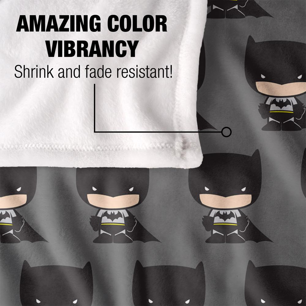 Batman Chibi Repeat Print Blanket