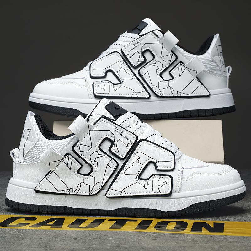 Luxusní boty pro muže Nové robustní vulkanizované punkové boty Tenisky Muži Dobrá kvalita Street Style Sportovní Tenisky na běhání Muži Board