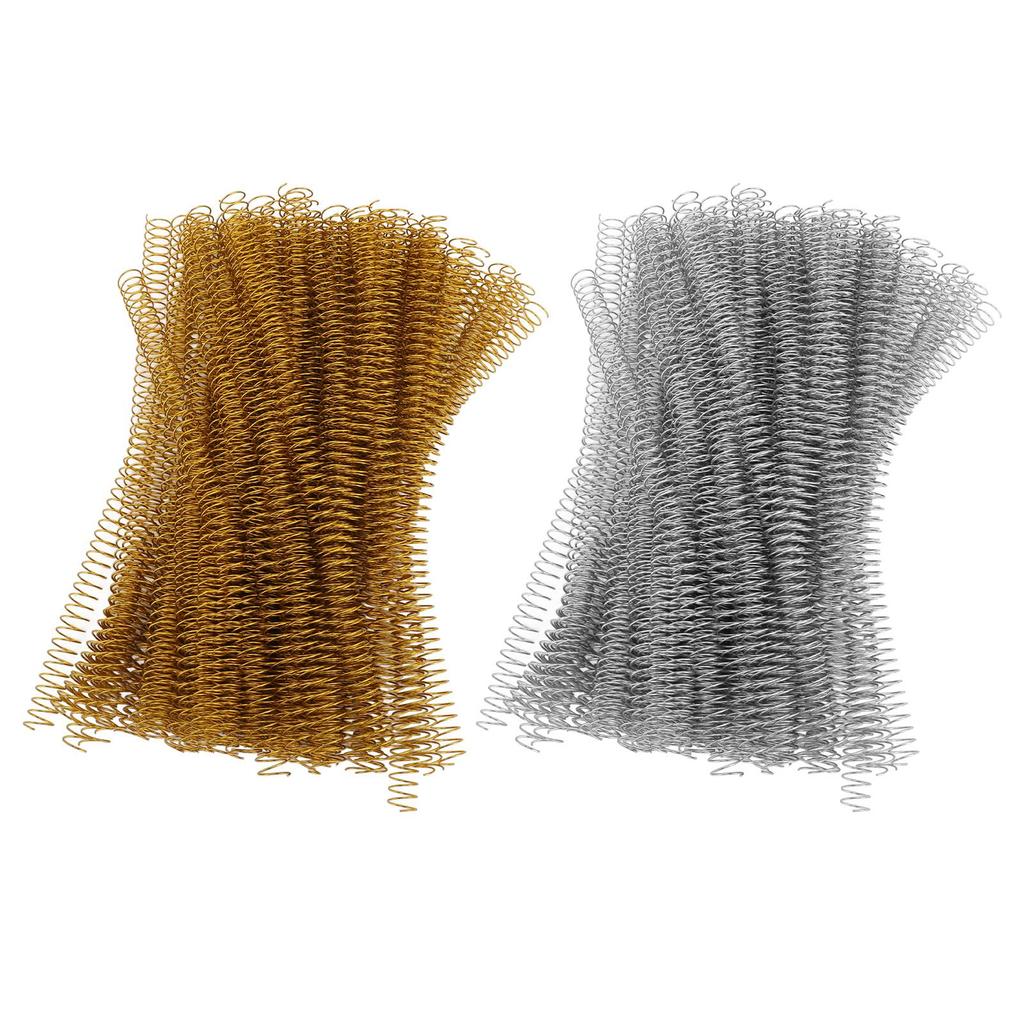 100 Stücke Spiralbindung Spulen Eisen Dia 14,3mm 9/16in 48 Zähne 4:1 Verhältnis 115 Blatt Kapazität für Papier