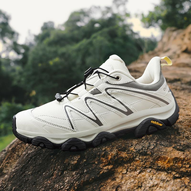 Hiking Shoes Men Shoes Soft Low-top Comfortable Anti-slip Lightweight Outdoor Flat Breathable Casual Running Shoes Men