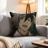 Anime Nobunaga The Fool Cushion Cover 1Pcs Decorative Covers Soft Cushion Case For Sofa Couch Decor 40X40 45X45 Pillowcases