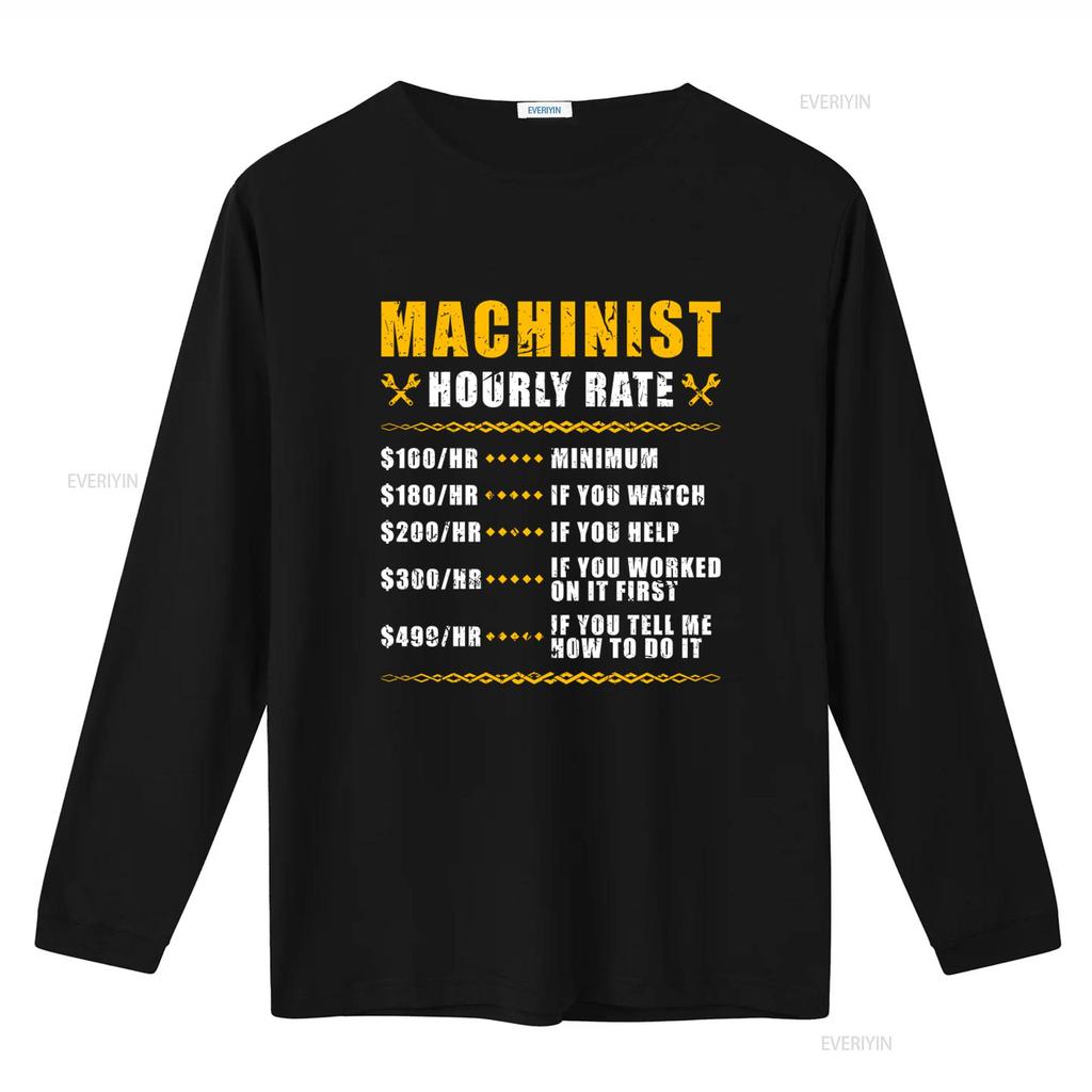 Strojírenský hodinový sazebník Řemeslník Machining Professional Tričko s designem Mechanického ceníku vintage Vyprané Unisex Strečové
