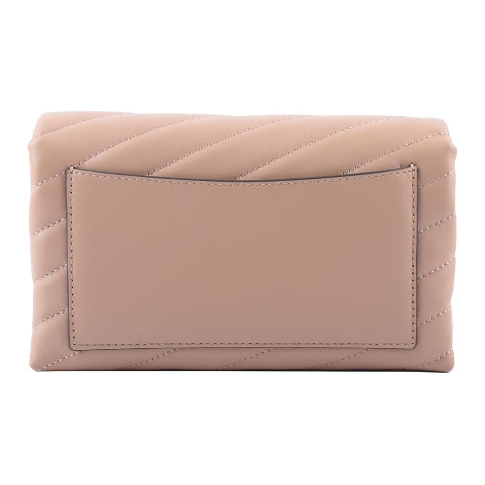Tory Burch Kira Chain Quilted Leather Wallet Crossbody Bag Women bags Pink 90343-288