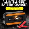 Car Battery Charger 12V 3A Automatic Smart Charger Battery Maintainer Wet Dry Lead Acid Motorcycle Charger LCD Display