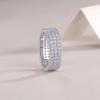 S925 Silber Ring Moissanite Luxus Intarsien Ring Panyu