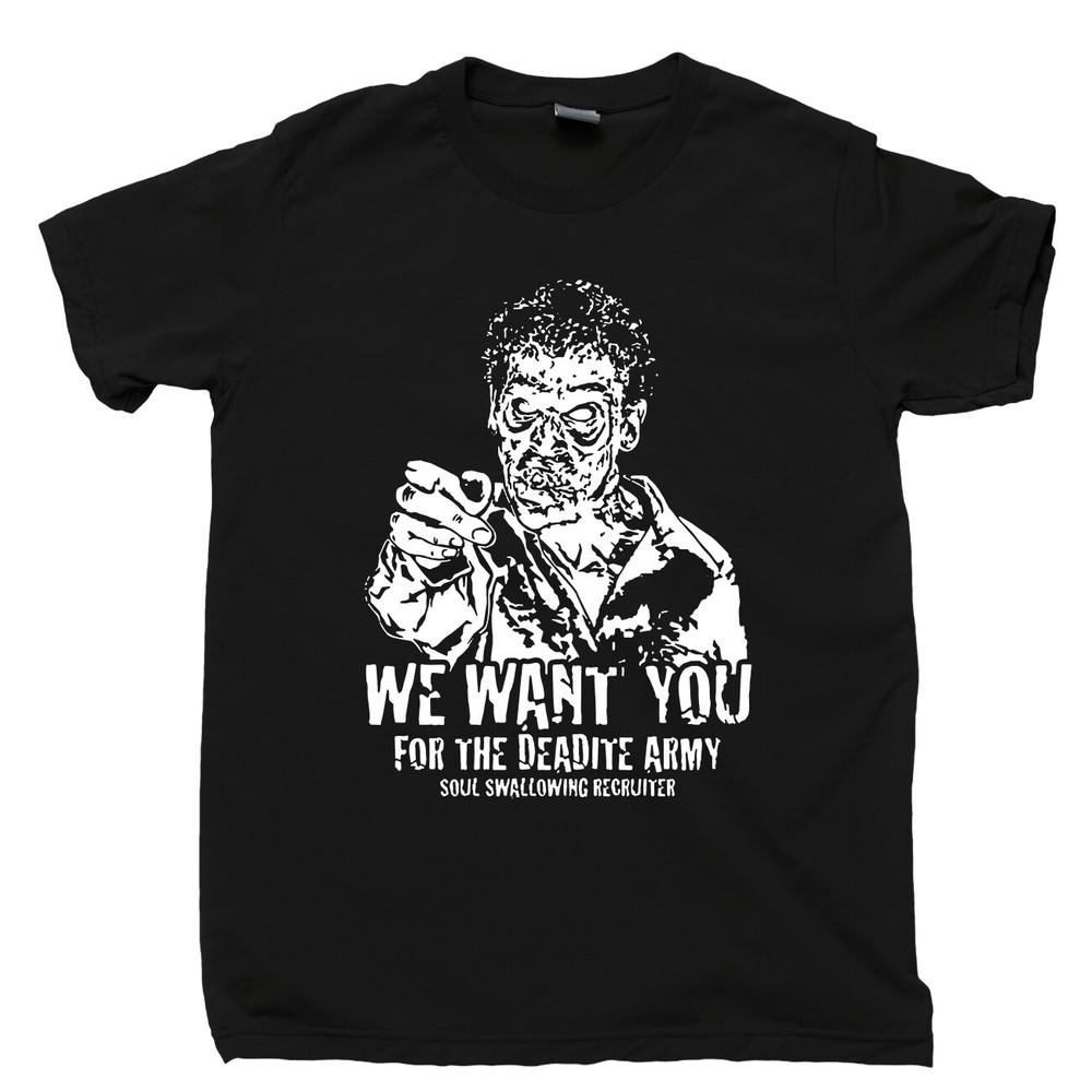 

Deadite Army Of Darkness T Shirt Ash Williams Groovy Boomstick DVD Blu Ray Tee L