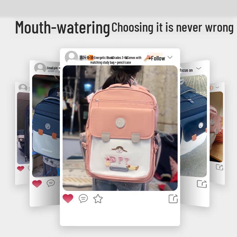 Deli Ergonomic School Backpack for Kids