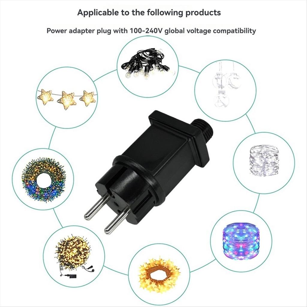 4.5V 4.5W Plug LED Power Supply LED Transformer Plug Adapter IP44 Waterproof Power Christmas Lamp Adapter EU PLUG