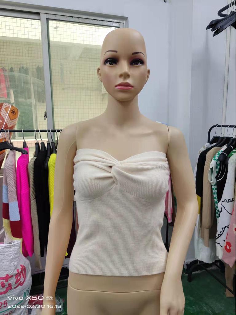 Damen 2024 Trendiges Rückenfreies Stricktanktop – Europäischer & Amerikanischer Stil