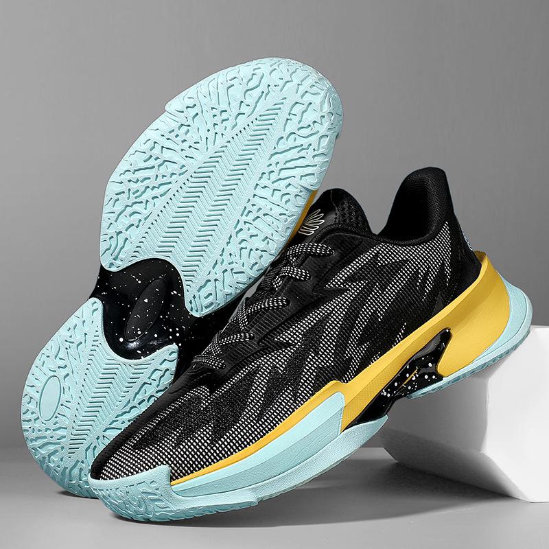 Curry's 13th Generation of Men's and Women's Running Non-slip, Shock-absorbing, Ground-grabbing Sports Shoes, Fly-woven Breathable Campus Professional