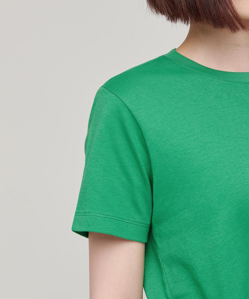 MUSINSA STANDARD WOMAN Women'S Basic Crew Neck T-Shirt [Grass Green]
