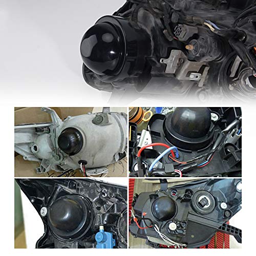 Car and motorcycle headlight fog lamp rubber cover 75mm waterproof and dustproof Replaces genuine bulbs with LEDs LED conversion HID LED conversi