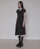 Peulleeoeob Saya Frill Puff Blouse (Fl-180_Black)
