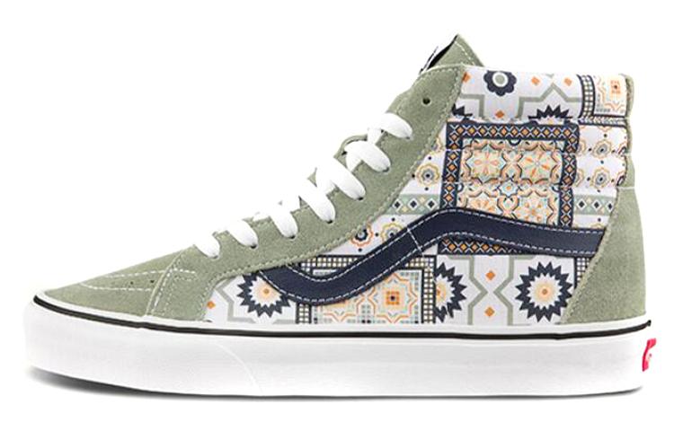 Vans Sk8 Hi Reissue Morocccan Tile Dark Khaki VN0A4BV8688 35