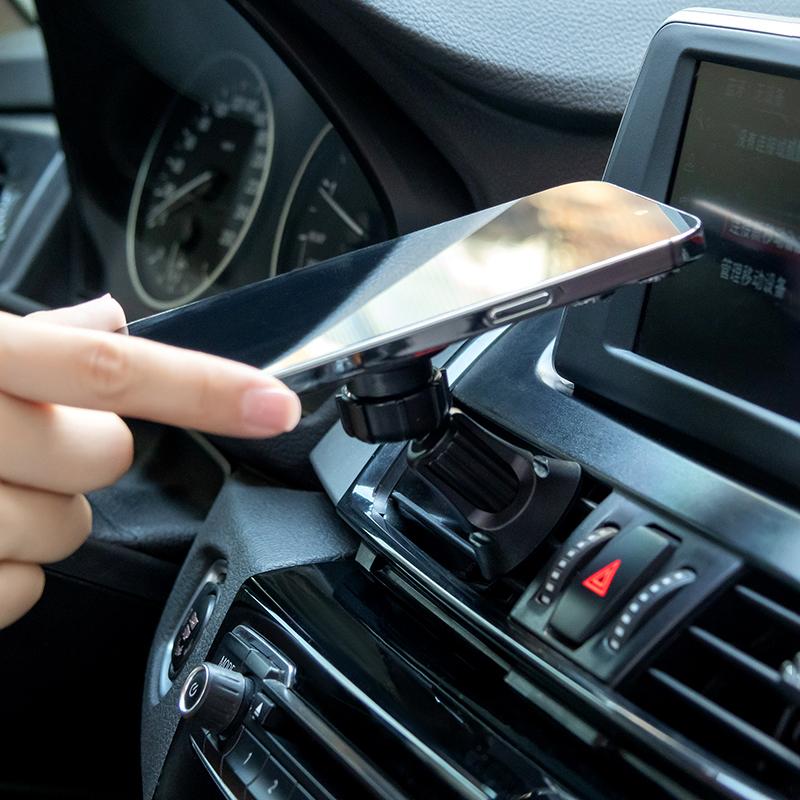 Magnetic Car Phone Holder Ball Head Universal Holder Car Air Outlet Phone Holder Universal Iron Hook Clip