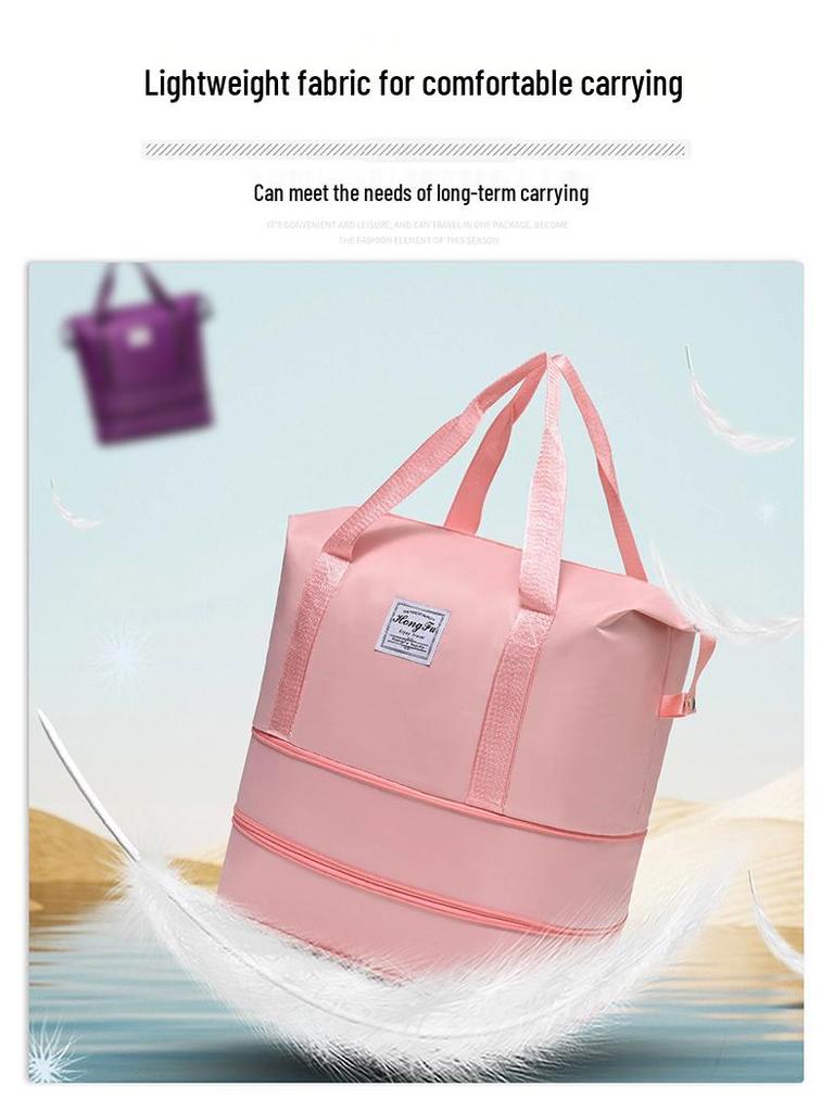 Extra Large Capacity Travel and Fitness Bag - Handheld, Perfect for Short Business Trips or Maternity Needs