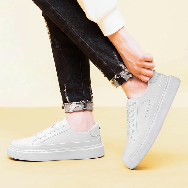 Fashion Popular Men's Board Shoes Minimalist Comfort and Luxurious Quality Black and White Trendy Young Daily Versatile Shoes 38-45
