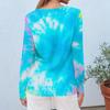 Women's Daily Casual Long-sleeved Printed O-neck Top