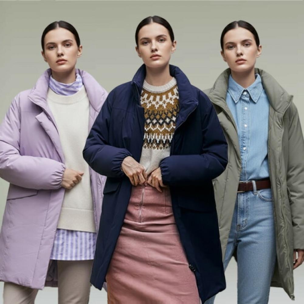 Elua Cashmere Blended Padding Coat 3 Types Choose 1