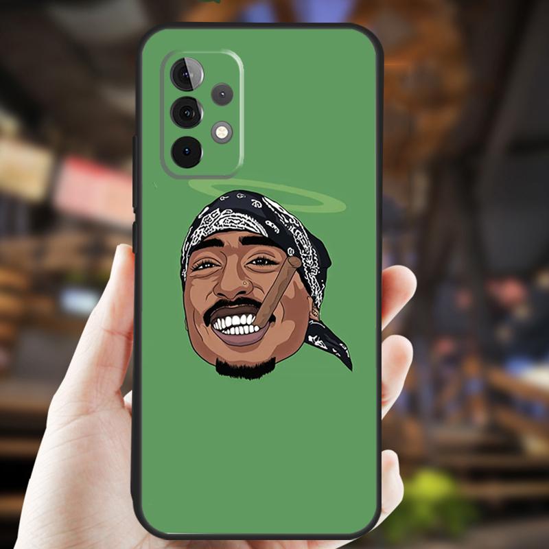 Rapper 2pac Singer Tupac Case For Samsung Galaxy A15 A35 A55 A53 A33 A13 A36 A56 A26 A16 A22 A32 A52 A54 A34 A05 A06