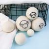 6Pcs Reusable Wool Dryer Balls Clothes Softener Laundry Fleece Dryer Ball Kit Home Clothes Dryer Washing Machine 34567Cm