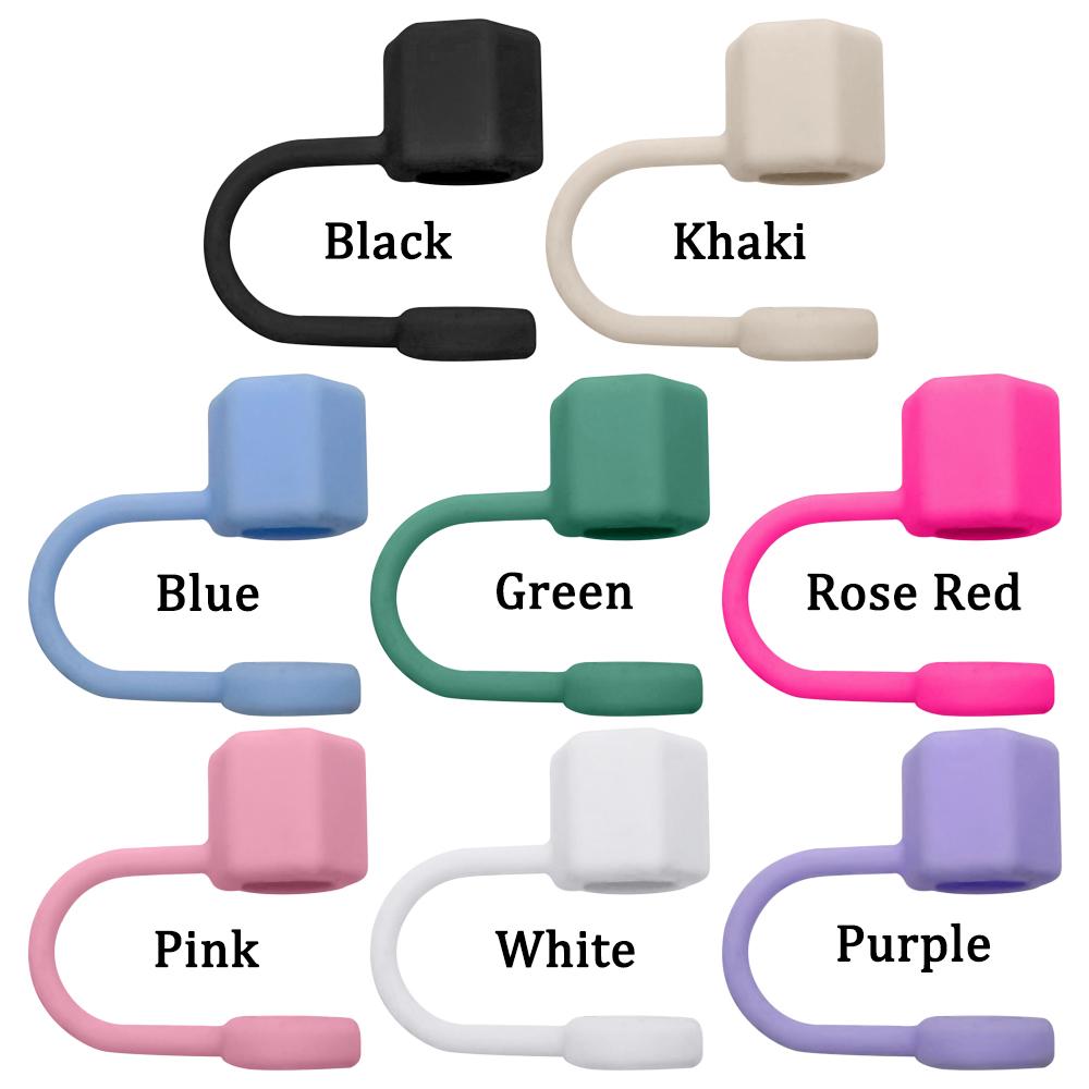 Drinking Hexagonal Nut Straw Cap Silicone Straw Topper Reusable Water Cup Accessories