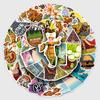 50pcs Waterproof Indonesian Scenery Stickers for Travel & Decoration