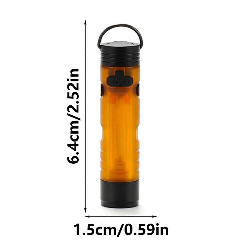 Waterproof Outdoor Small Torches Hat Clip Flashlight Rechargeable Led Pocket Light for Outdoor Camping Lighting  Purple