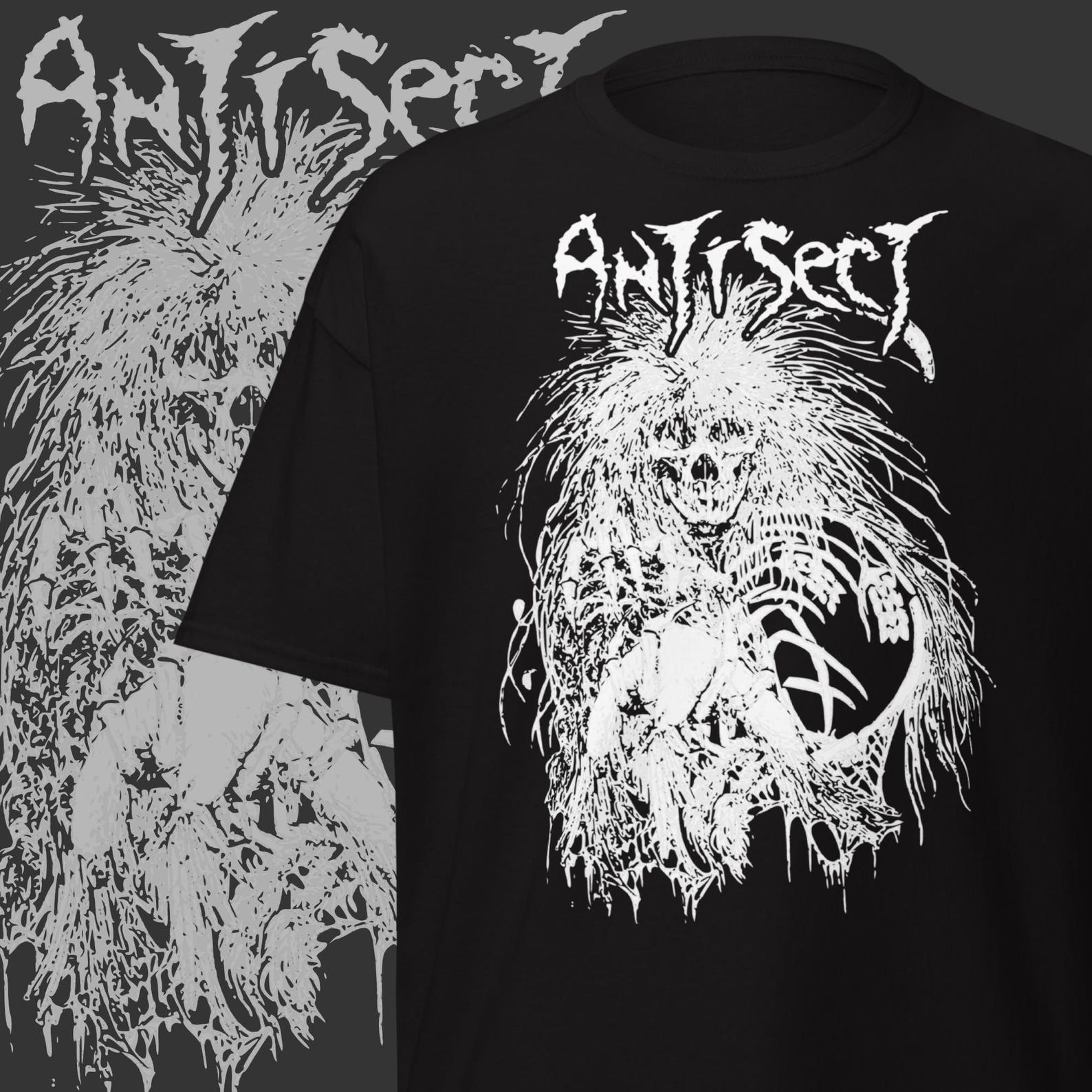 Antisect T-Shirt Vintage Punk Band Merch Crust Punk Clothing Anarcho-Punk Tee 2XL