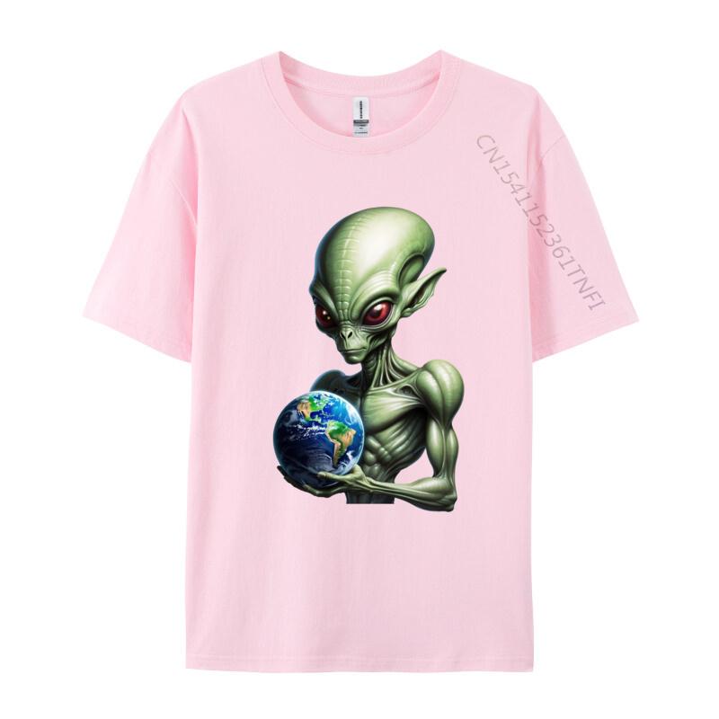 Alien Cosmic Tyrant Tshirt Vintage Birthday Gift TShirt Tees Graphic Design Cotton Men Tshirts Black Large